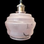 1949 Brocante Vintage Hanglampje Lampje Hanglamp Lamp Kap thumbnail 6