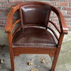 Klassiek Antiek Bruin Fauteuil thumbnail 17