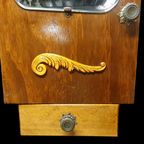 2017 Vintage Brocante Houten Hangkastje thumbnail 3