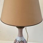 Mid-Century Roze, Wit, Beige Tafellamp thumbnail 7