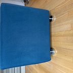 Gelderland 4800 Armrechts 2-Zits Chaise Longue Met Stof Kvadrat 632 Blauw thumbnail 7