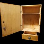 2017 Vintage Brocante Houten Hangkastje thumbnail 5