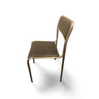 Mid-century Bruin, Antraciet Eetkamerstoel thumbnail 2