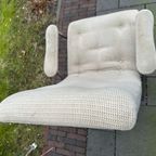 Mid-Century Beige, Zilver Fauteuil thumbnail 7