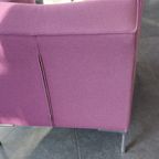 2 Fauteuils Bloq In Paars En Fuchsia (Design On Stock) thumbnail 3