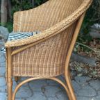 Bohemian Beige Fauteuil Rieten Twee Stoelen thumbnail 7