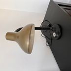 Mid-Century Brons, Bruin, Zwart Bureaulamp. Egon Hillebrand Design. thumbnail 3