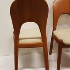 8540 4X Vintage Beige Eetkamerstoelen Niels Koefoed Hornslet thumbnail 4