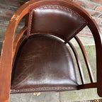 Klassiek Antiek Bruin Fauteuil thumbnail 12
