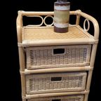 2210 Bohemian Rotan Rieten Beige Ladekast thumbnail 6