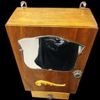 2017 Vintage Brocante Houten Hangkastje thumbnail 7