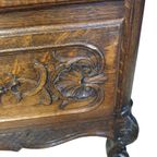 2089 Antieke Louis Xv Quinze Commode, Ladenkast thumbnail 7
