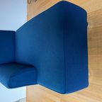 Gelderland 4800 Armrechts 2-Zits Chaise Longue Met Stof Kvadrat 632 Blauw thumbnail 5