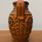 Bodo Mans For Bay Keramik Vase, Model 258-20, Germany, 1970S thumbnail 6