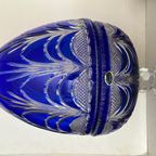 Vintage Blauw Glaswerk thumbnail 8