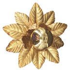 2169 Hollywood Regency Koperkleurig Plafonniere thumbnail 2