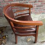 Klassiek Antiek Bruin Fauteuil thumbnail 8