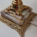 2138 Hollywood Regency Beige Tafellamp Schemerlamp thumbnail 7