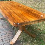 Mid-Century Bruin Salontafel thumbnail 19