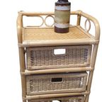 2210 Bohemian Rotan Rieten Beige Ladekast thumbnail 3