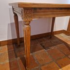 Set Van 2 Klassieke Walnoot Bijzettafels Walnut Tafels thumbnail 2