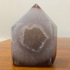 Brazilian Druzy Banded Agate Tower thumbnail 2