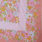 Vintage Roze, Jaren 70 Tafelkleed, Kleedje thumbnail 3