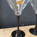 1841 Vintage Luminarc 4 Martini Glazen Champagneglazen thumbnail 4