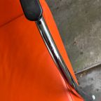 Mid-Century Oranje Fauteuil thumbnail 14