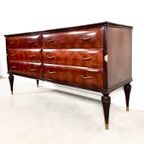 Italian Modern Rare Zebra Mahogany Dressoir thumbnail 2