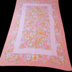 Vintage Roze, Jaren 70 Tafelkleed, Kleedje thumbnail 2