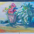 Origineel Acrylschilderij. Groen, Meerkleurig Schilderij thumbnail 2