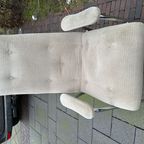 Mid-Century Beige, Zilver Fauteuil thumbnail 3