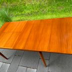 Mid-Century Bruin Eettafel thumbnail 11