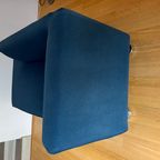 Gelderland 4800 Armrechts 2-Zits Chaise Longue Met Stof Kvadrat 632 Blauw thumbnail 8