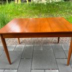 Mid-Century Bruin Eettafel thumbnail 5