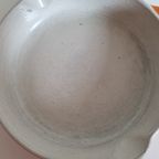 Vintage Franse Le Creuset Cousances Oranje Kleine Geëmailleerde Gietijzeren Braadpan En Kleine Pot thumbnail 3