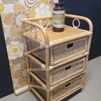 2210 Bohemian Rotan Rieten Beige Ladekast thumbnail 7