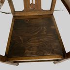 Eiken Armfauteuil Uit Arts And Crafts Periode thumbnail 2