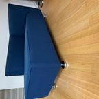 Gelderland 4800 Armrechts 2-Zits Chaise Longue Met Stof Kvadrat 632 Blauw thumbnail 3