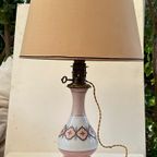 Mid-Century Roze, Wit, Beige Tafellamp thumbnail 16