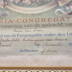 1163 Vintage Lijst Maria Congregatie Brocante Heilige Maria thumbnail 3