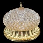 13902 Hollywood Regency Messingkleurig Plafonniere thumbnail 2
