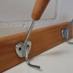 2139 Vintage Ijzeren Houten Wandkapstokje thumbnail 5
