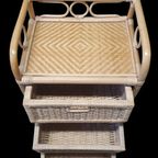 2210 Bohemian Rotan Rieten Beige Ladekast thumbnail 4