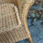 Bohemian Beige Fauteuil Rieten Twee Stoelen thumbnail 5